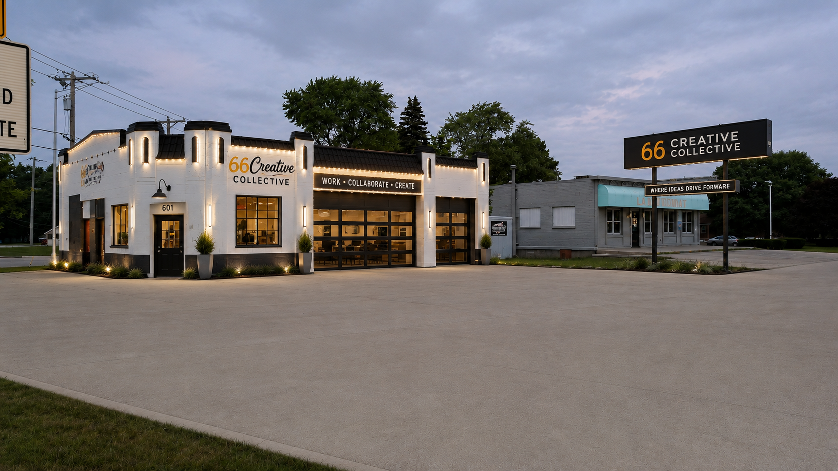 Vocational school and office concept rendering