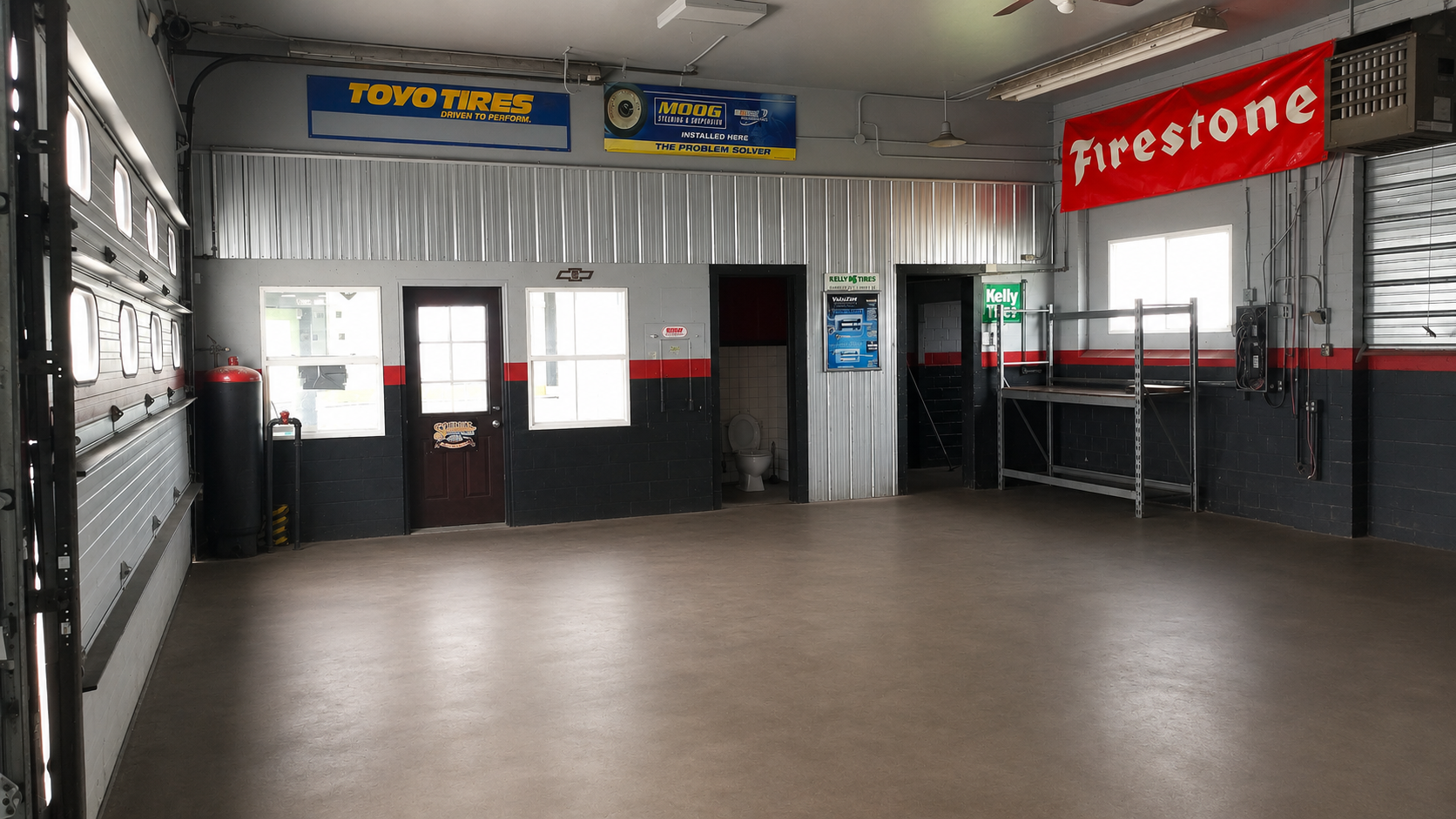 Full interior shop view